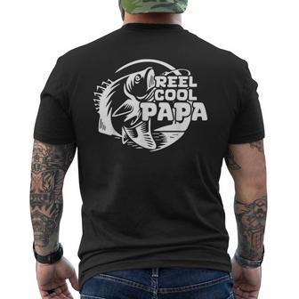 Fishing Father's Reel Cool Father's Day Dad Joke Men's T-shirt Back Print - Thegiftio UK