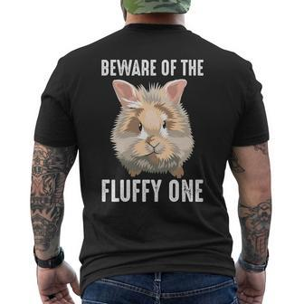Fluffye Lionhead Bunny Rabbit Lover Men's T-shirt Back Print | Mazezy
