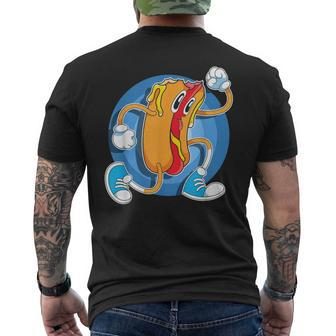 Foodie Hot Dog Lover Fast Food Franks Sausage Hotdog Men's T-shirt Back Print - Monsterry