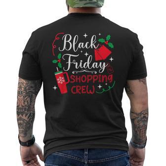 Friday Crew Black Shopping Season For Shopping Lover Men's T-shirt Back Print - Monsterry DE