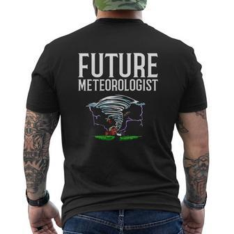 Future Meteorologist For Kids Cool Meteorology Mens Back Print T-shirt - Thegiftio UK