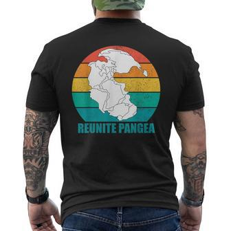 Geologist Bring Back Pangea Reunite Pangea Men's T-shirt Back Print - Monsterry