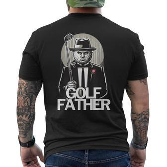 Golf Father T For Golf Dad Papa Golfer Fathers Day Men's T-shirt Back Print - Monsterry DE
