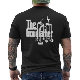 The Goodfather Father's Day Distressed Look Mens Back Print T-shirt | Mazezy UK