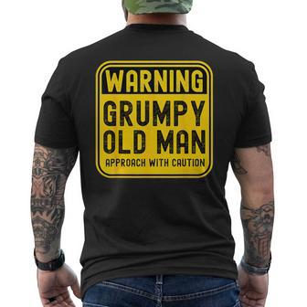 Grumpy Old Man 50Th 60Th Birthday Fathers Day Men's T-shirt Back Print - Thegiftio UK