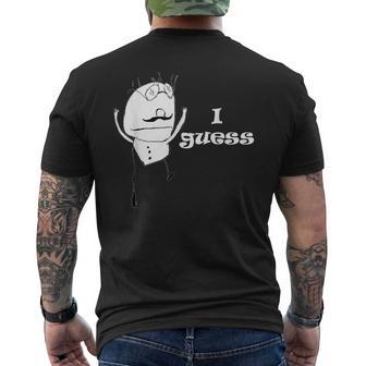 I Guess Men's T-shirt Back Print - Monsterry AU