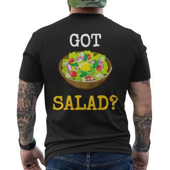 Health Foods Got Salad T Men's T-shirt Back Print - Monsterry