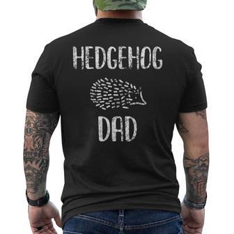 Hedgehog For And Boys Hedgehog Dad Men's T-shirt Back Print - Monsterry