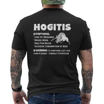 Hog Hunting Sarcastic Hawg Dog Id Mens Back Print T-shirt - Seseable