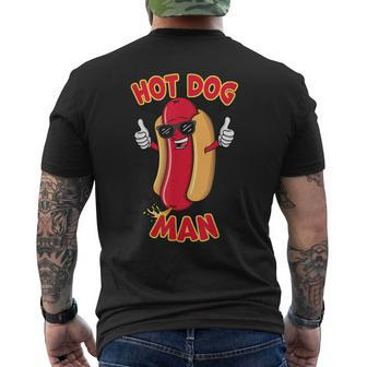Hot Dog Maker Hot Dog Man Men's T-shirt Back Print - Monsterry UK