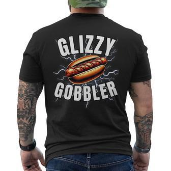 Hotdog Glizzy Gobbler Gladiator Lover Glizzy Gobbler Men's T-shirt Back Print - Seseable