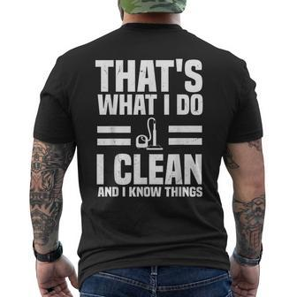 House Cleaner Quote For Housekeeper Men's T-shirt Back Print - Monsterry UK