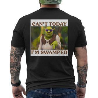 Humour Swamped Quote Men's T-shirt Back Print | Seseable UK