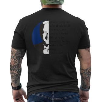 Joe Biden Meme Portal Bridge Anti Democrats Men's T-shirt Back Print - Monsterry
