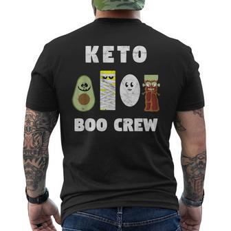 Keto Boo Crew Squad Men's T-shirt Back Print - Monsterry
