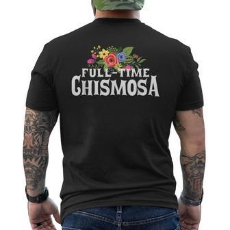 Latina Spanish Meme Chismosa Men's T-shirt Back Print - Monsterry