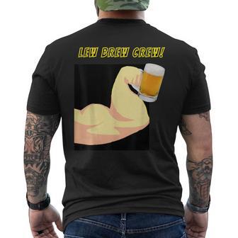 Lew Brew Crew Men's T-shirt Back Print - Monsterry AU