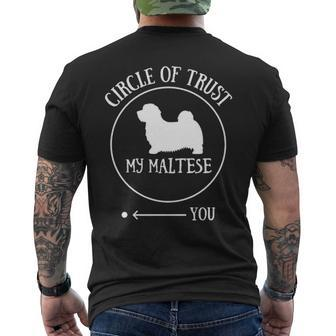 Maltese Cute Men's T-shirt Back Print | Mazezy