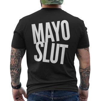 Mayonnaise Lover Mayo Slut Great Condiment Adult Humor Men's T-shirt Back Print - Thegiftio UK