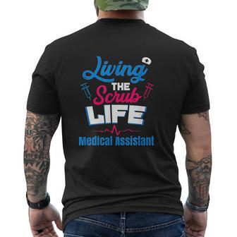 Medical Assistant Graphic Health Care V2 Mens Back Print T-shirt - Thegiftio UK