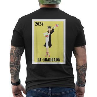 Mexican For Graduation La Graduada 2024 Men's T-shirt Back Print - Monsterry