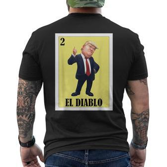 Mexican For Latinos El Diablo Men's T-shirt Back Print - Thegiftio UK