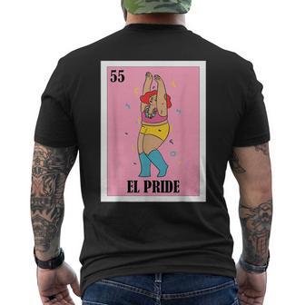 Mexican Lgbt El Pride Men's T-shirt Back Print - Monsterry CA