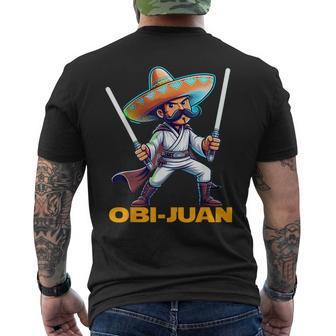 Mexican Obi Juan Movie Parody Cinco De Mayo Mexico Day Men's T-shirt Back Print | Mazezy CA