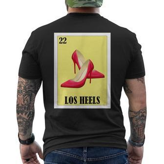 Mexican Tacos Altos Los Heels Men's T-shirt Back Print - Thegiftio UK