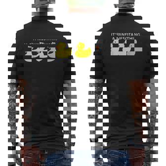 Minnesota Duck Duck Grey Duck Mens Back Print T-shirt - Thegiftio