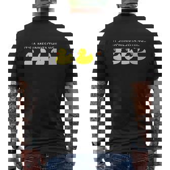 Minnesota Duck Duck Mens Back Print T-shirt - Thegiftio