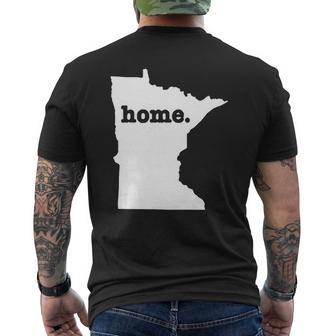Minnesota Minnesota Home Mens Back Print T-shirt - Thegiftio UK