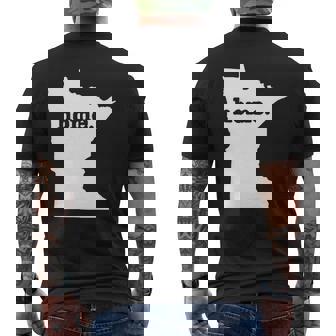 Minnesota Minnesota Home Mens Back Print T-shirt - Thegiftio