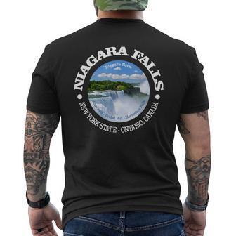 Niagara Falls Niagara River New York State Canada Men's T-shirt Back Print - Monsterry AU