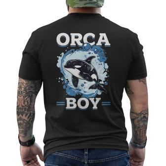 Orca Animal Orca Boy Men's T-shirt Back Print - Thegiftio UK