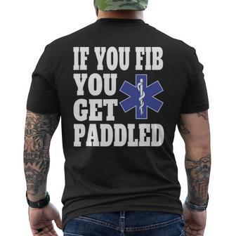 Paramedic Cool Em Men's T-shirt Back Print | Mazezy