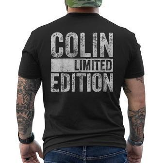 Personalized Name Joke Colin Limited Edition Men's T-shirt Back Print - Seseable