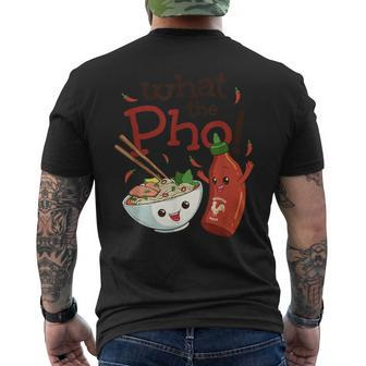 Pho Pun What The Pho Pho Joke Vietnamese Soup Men's T-shirt Back Print - Monsterry UK