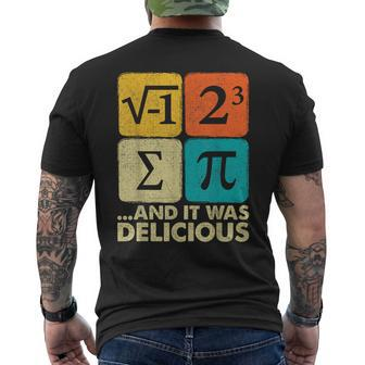 Pi Day Math Pun Men's T-shirt Back Print - Monsterry DE