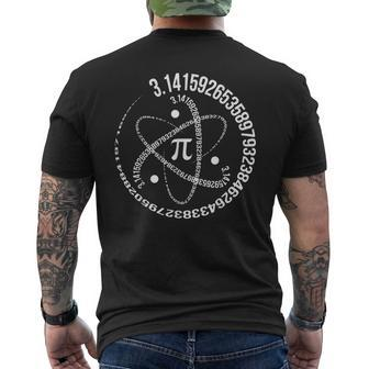 Pi Day Spiral Pi Math For Pi Day 314 Men's T-shirt Back Print | Mazezy