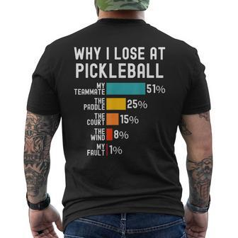 Pickleball Quote Professional Pickleball For Women Men's T-shirt Back Print | Mazezy