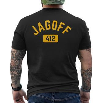 Pittsburgh Jagoff 412 Sl City Pennsylvania Home Men's T-shirt Back Print - Monsterry