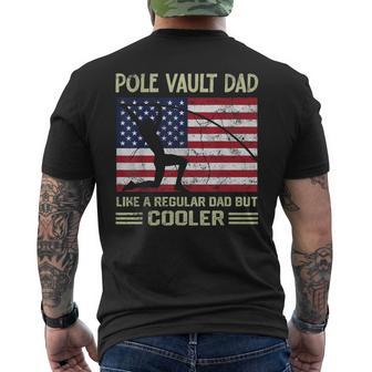 Pole Vault Dad Father's Day Fans Pole Sport Vintage Men's T-shirt Back Print - Monsterry