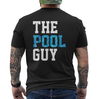 Pool Guy For Swimming Pool Expert Mens Back Print T-shirt - Thegiftio UK