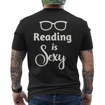 Reading Is Sexy Reading Love To Read Men's T-shirt Back Print - Monsterry DE