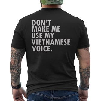 Saying Vietnamese Pride Vietnam Men's T-shirt Back Print - Monsterry UK
