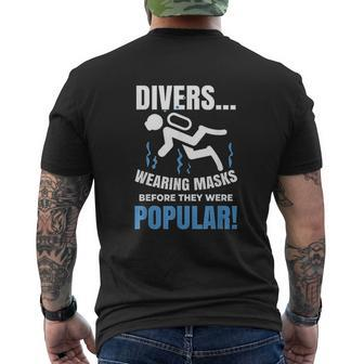 Scuba Diving Pun For Scuba Diver Mens Back Print T-shirt - Seseable