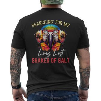 Searching For My Long Lost Shaker Of Salt Parrot Zoo Men's T-shirt Back Print - Seseable
