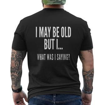 Senior Citizens Old People Old Age Mens Back Print T-shirt - Thegiftio UK