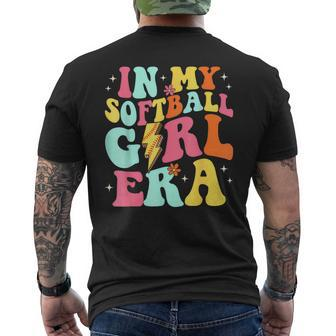 Softball Girls Men's T-shirt Back Print - Seseable